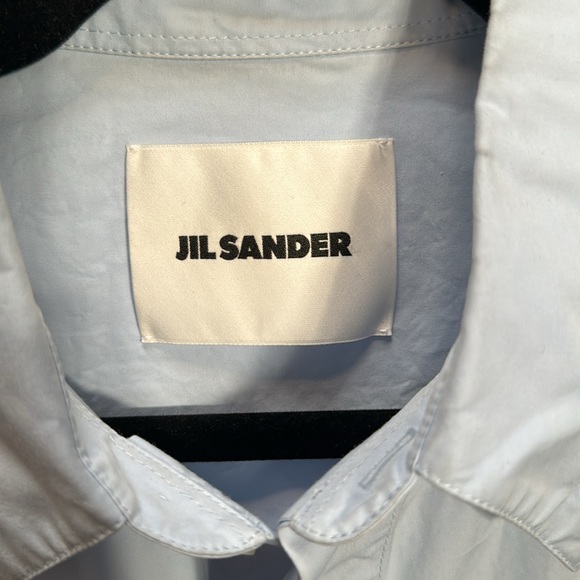 Jil Sander Men’s Short Sleeve Oversized Button Down Shirt - Picture 2 of 5
